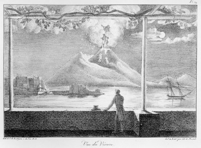 Veduta del Vesuvio, da 